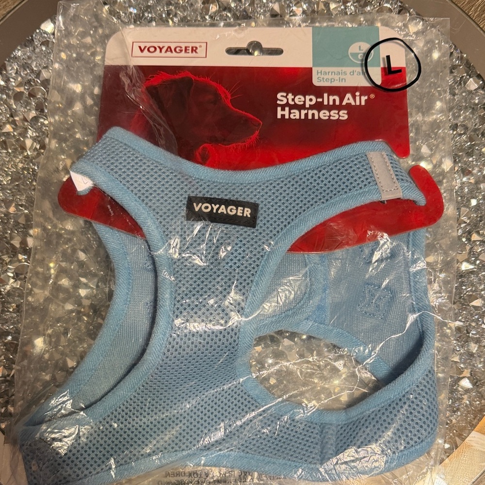Voyager Blue Step-In Air Harness Size L
